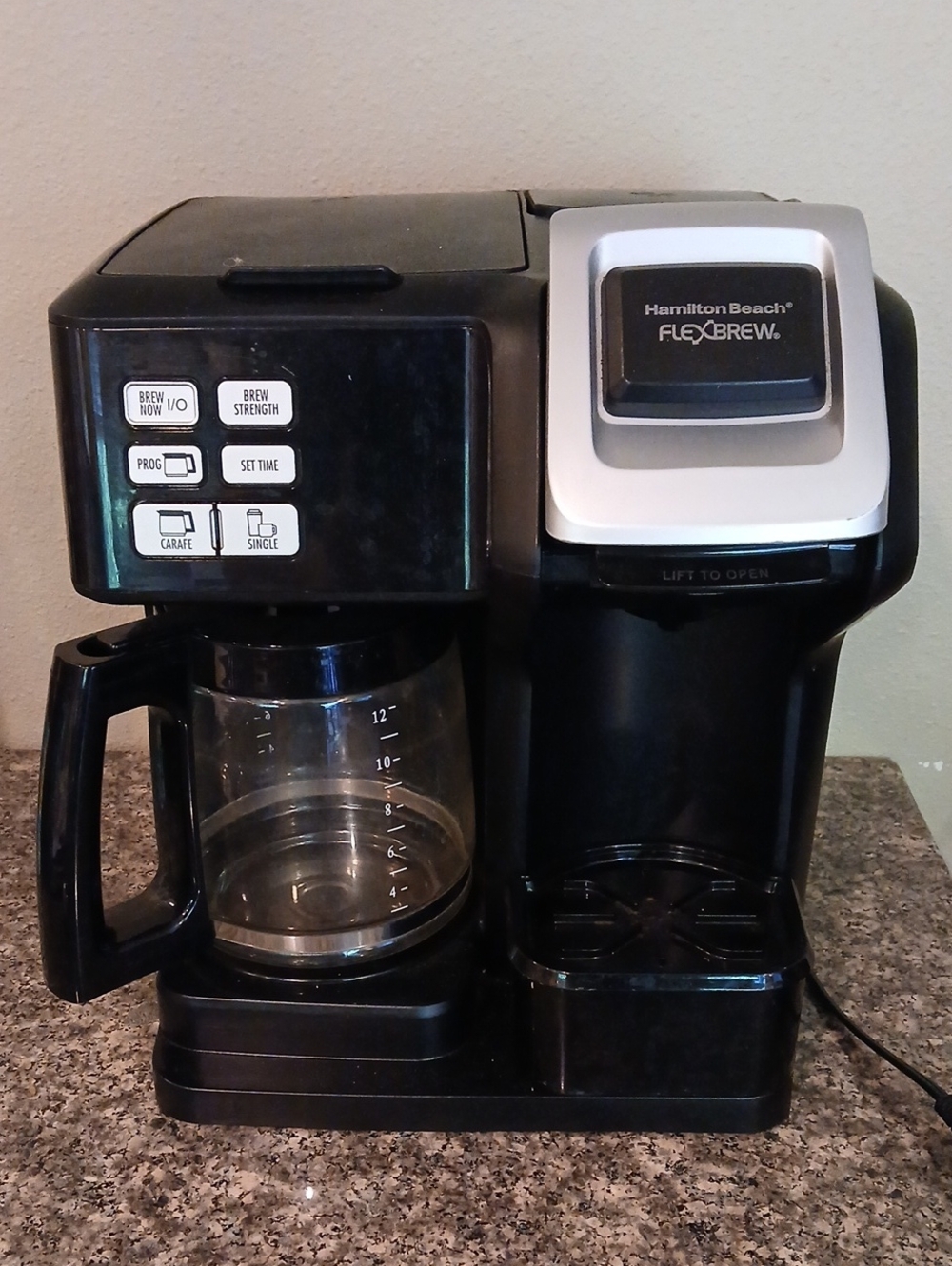 Hamilton Beach Flex Brew Two-way Coffee Maker Pods Or Carafe